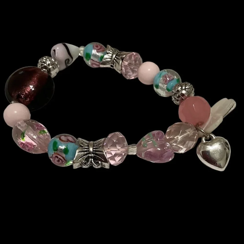 Venetian Glass Bracelet on hold for June 30 Jackie-Cameron